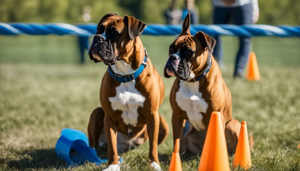 Boxer obedience training