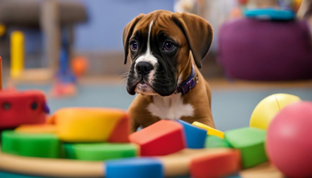 Boxer puppy training