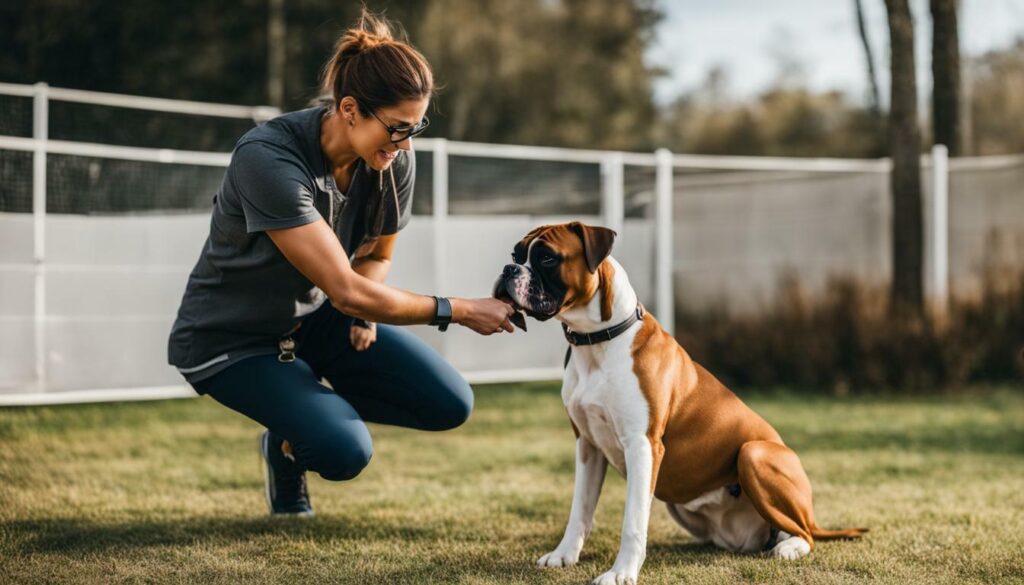 Boxer training techniques