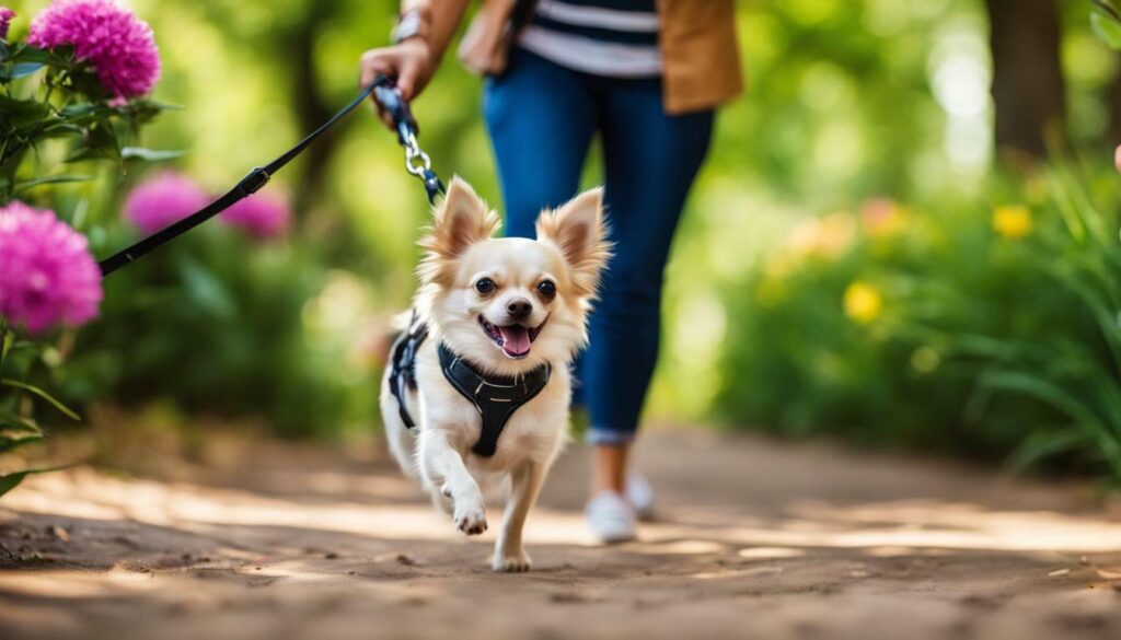 Chihuahua leash training