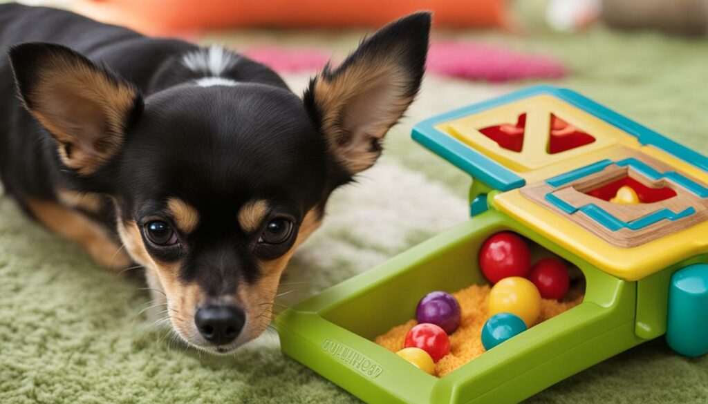 Chihuahua puzzle toy