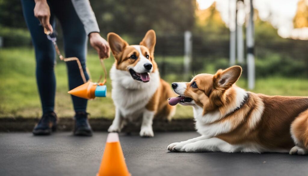 Corgi obedience training