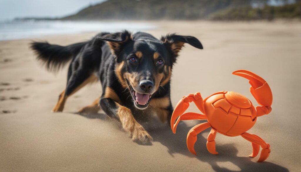 Crawling Crab Dog Toy