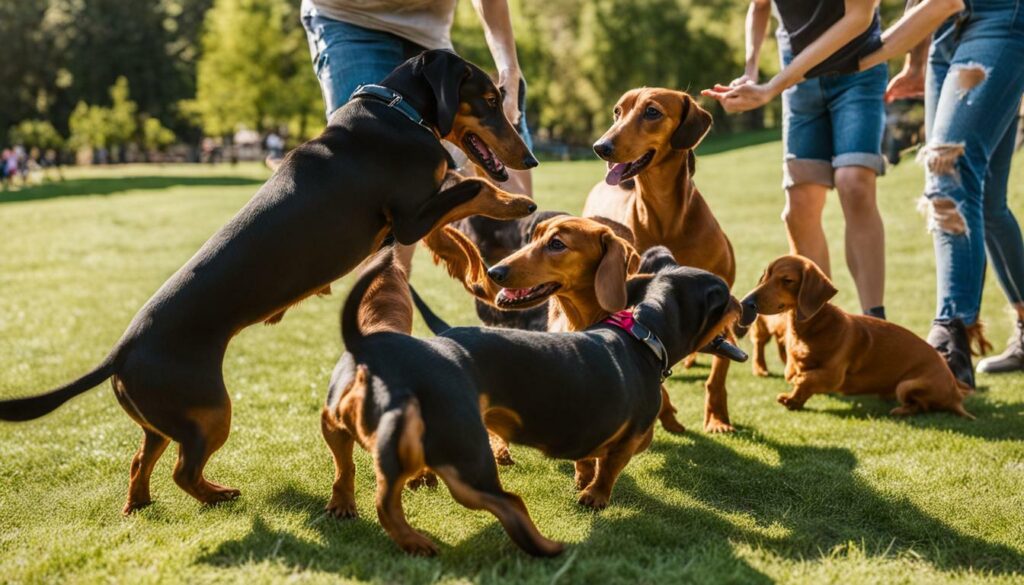 Dachshund socialization