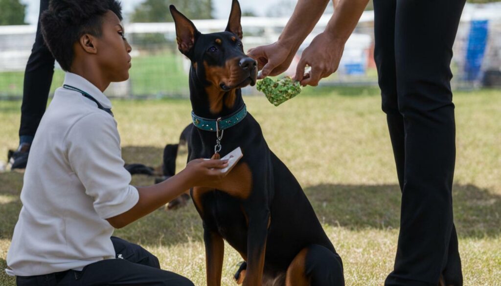 Doberman Pinscher behavior training