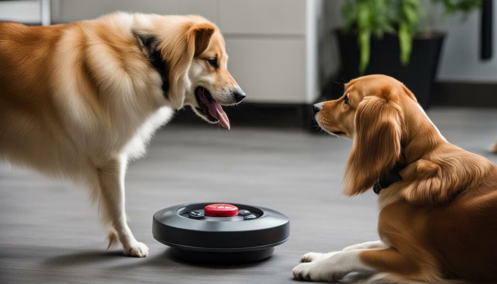 Effective button training for dogs