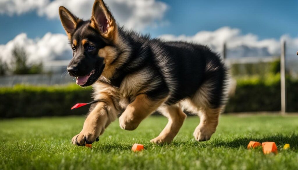 German Shepherd puppy training