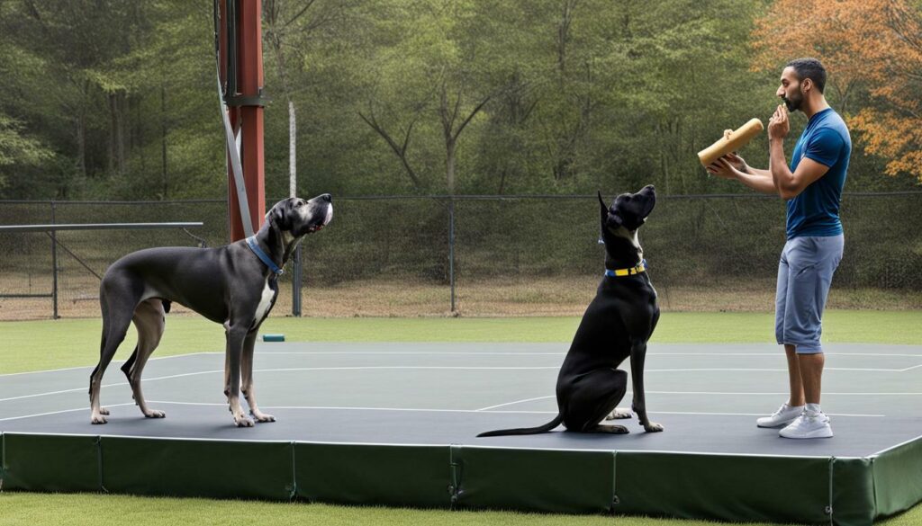 Great Dane behavior training