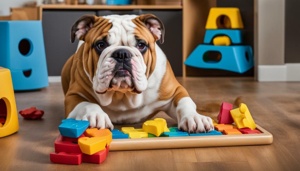 Interactive Bulldog Puzzle Toy