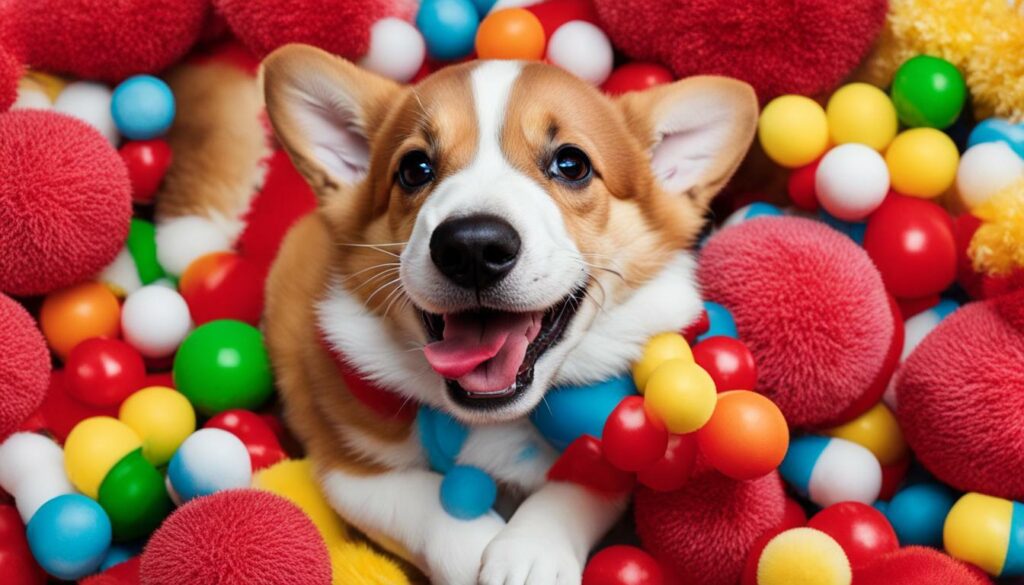 KONG Puppy Dog Toy for Teething Pembroke Welsh Corgi Puppies