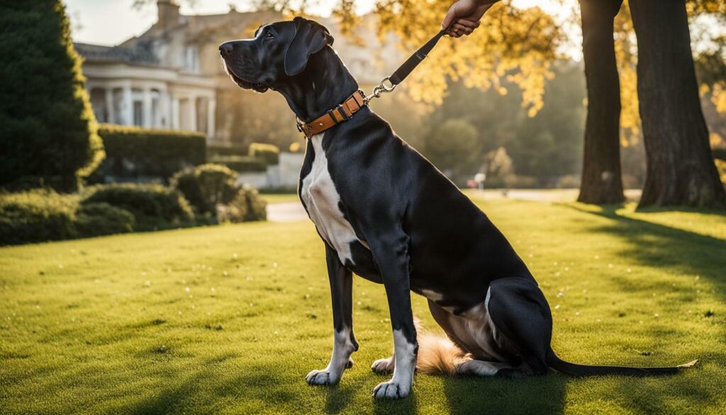 Leash Training a Great Dane