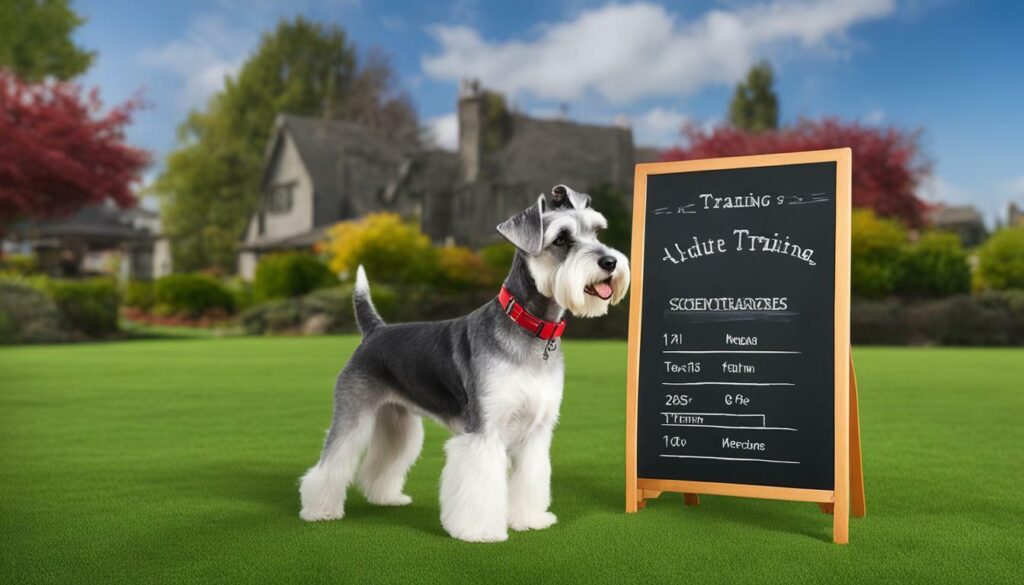 Miniature Schnauzer Training Schedule