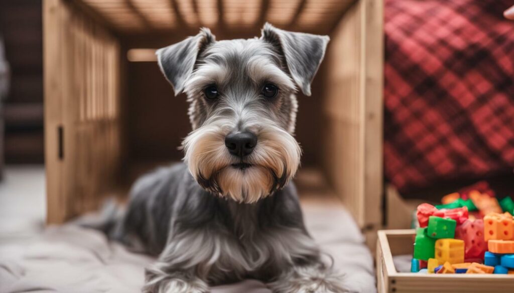 Miniature Schnauzer crate training