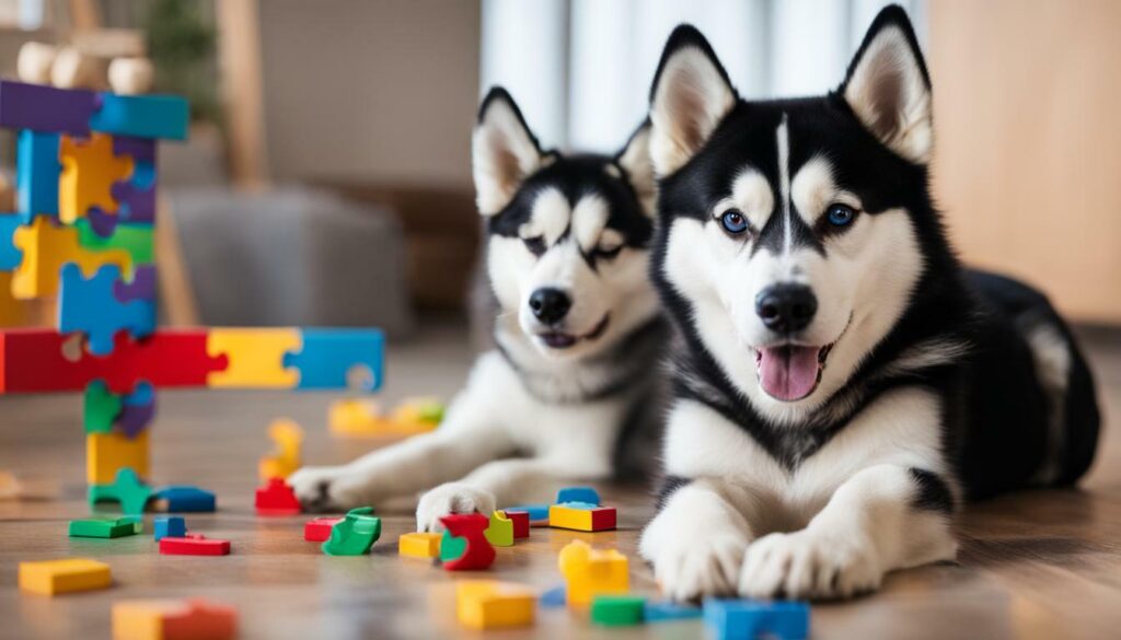 Problem-solving in Husky training