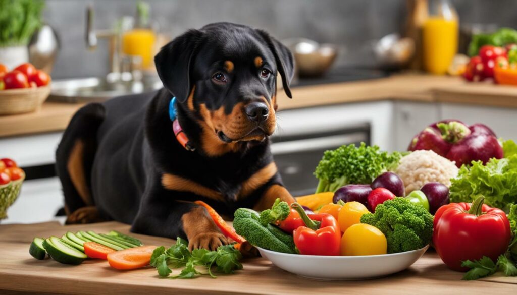 Rottweiler diet recommendations