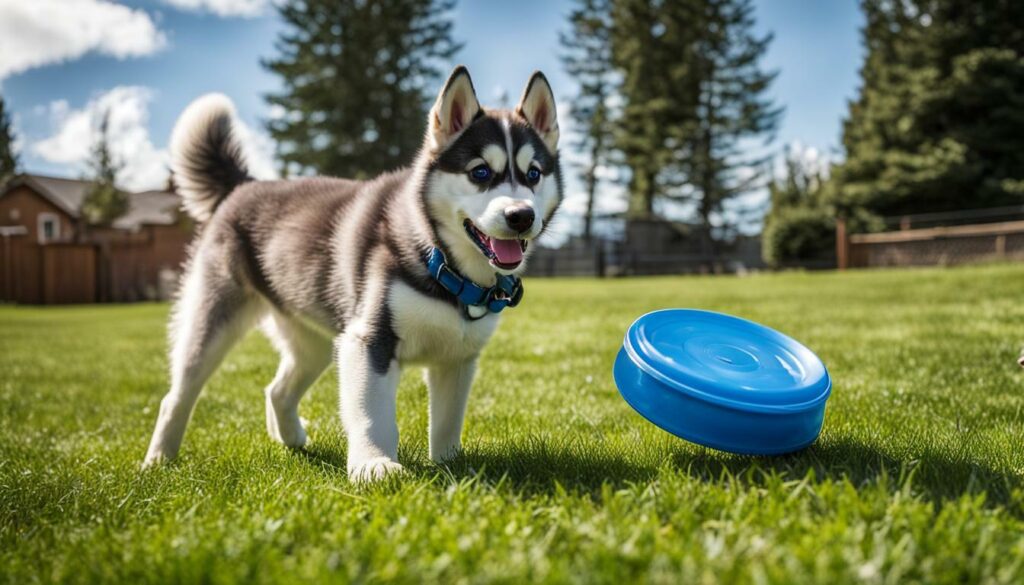 Training a Husky puppy