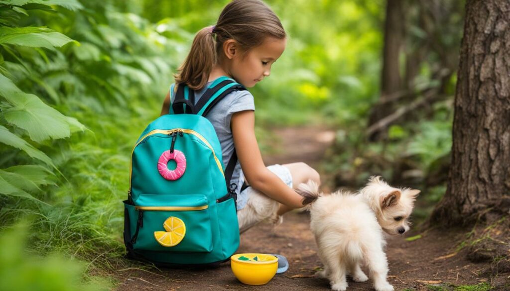 ZippyPaws Adventure Backpack and Happy Bowl Pineapple and Donut Slow Feed Bowls