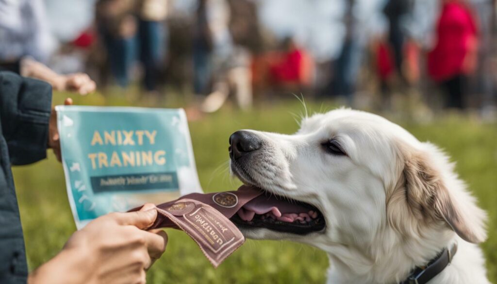 anxiety detection dog training