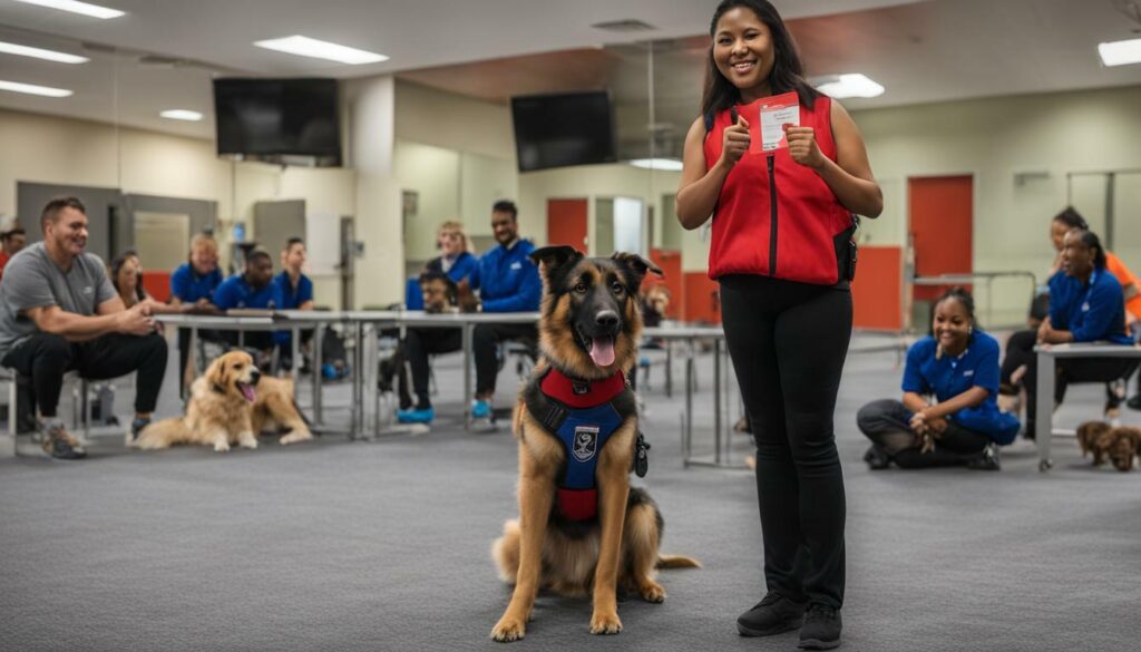 certified service dog trainer