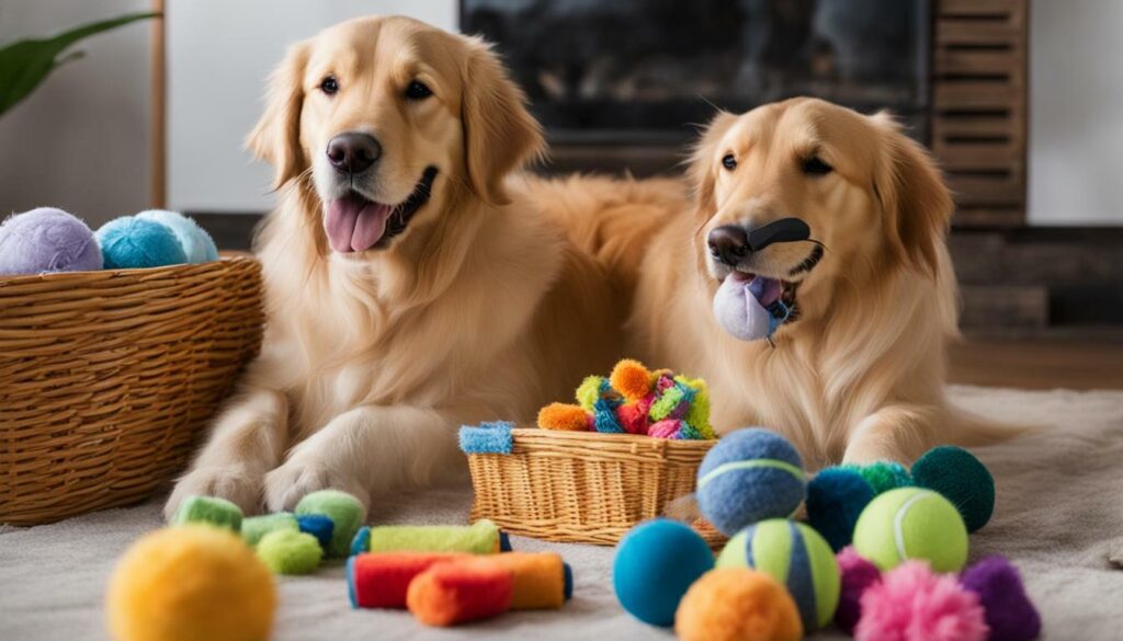 cleaning and maintenance of Golden Retriever toys