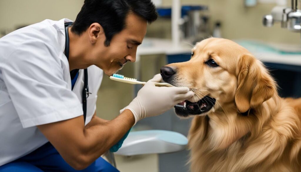 dog dental care training