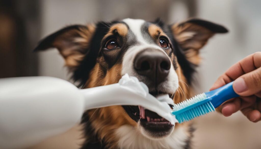 dog toothbrush training