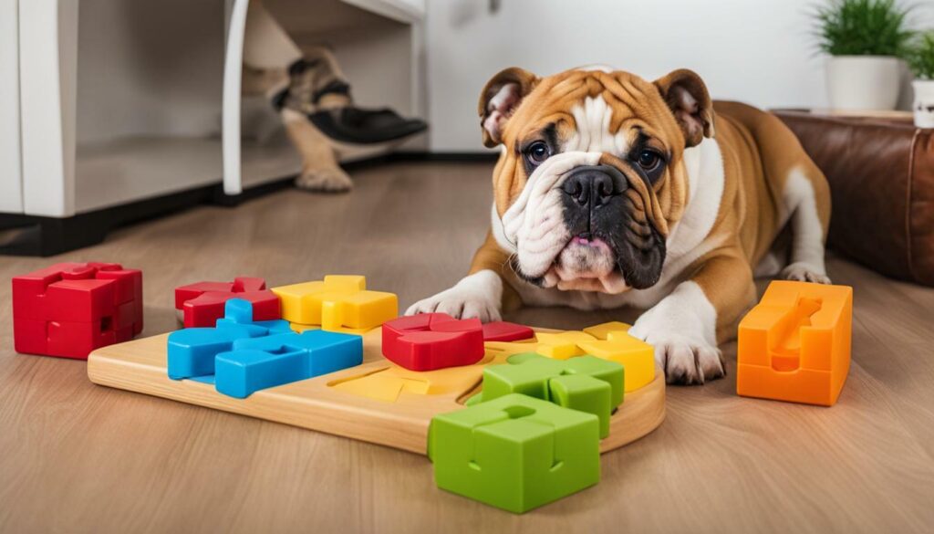 interactive puzzle toy for Bulldog