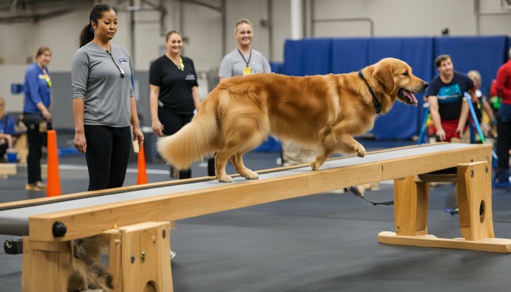 service dog in advanced training