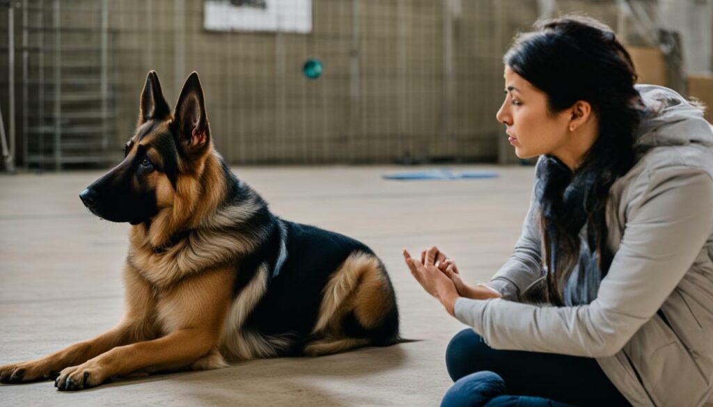 training a dog to detect anxiety