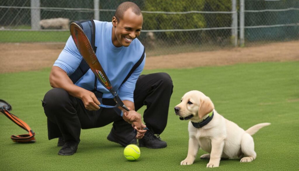 training a service dog from puppyhood