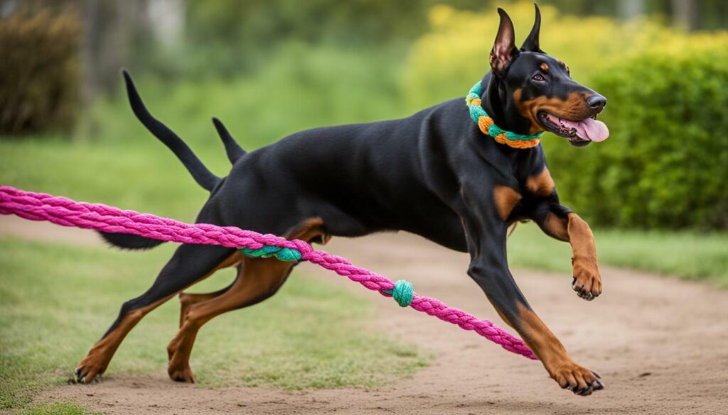 tug toys for Doberman Pinscher