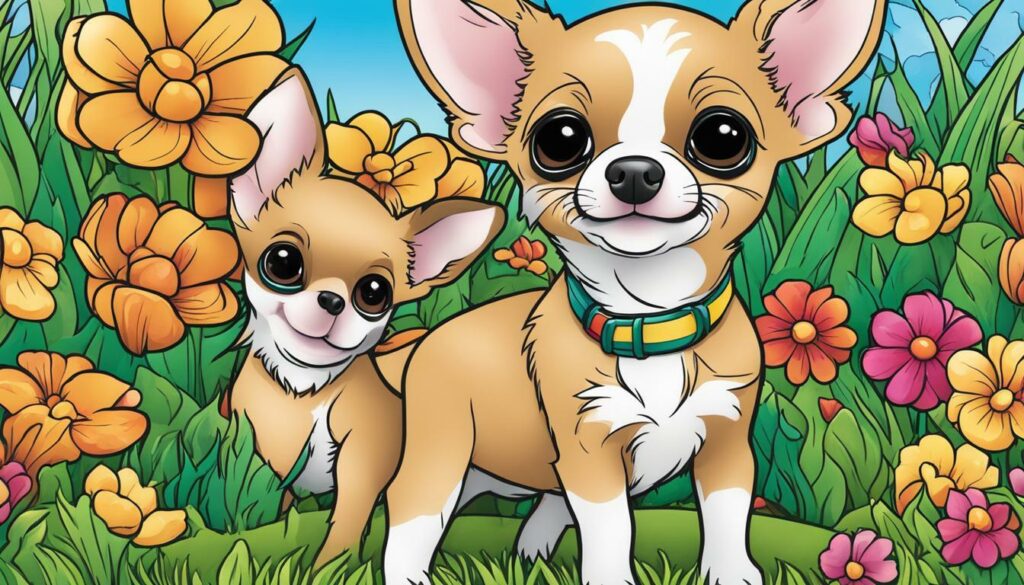 Chihuahua puppy coloring page