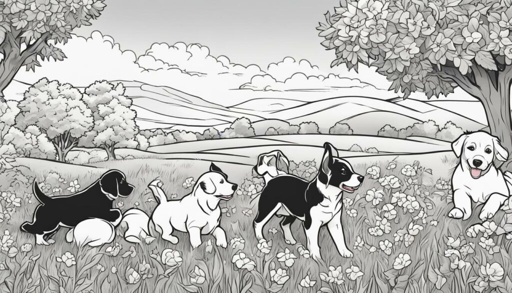 free coloring pages puppies