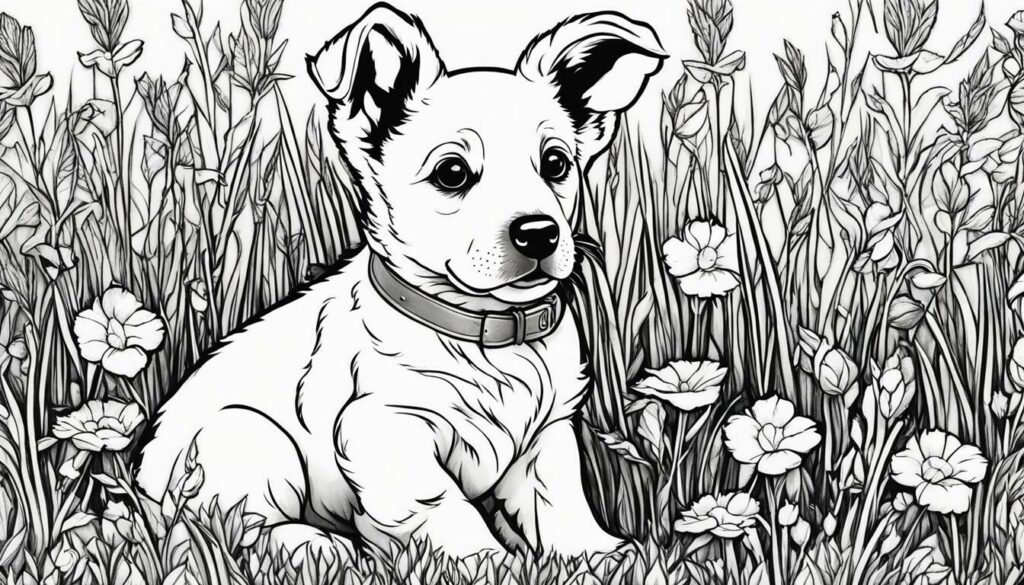printable puppy coloring pages
